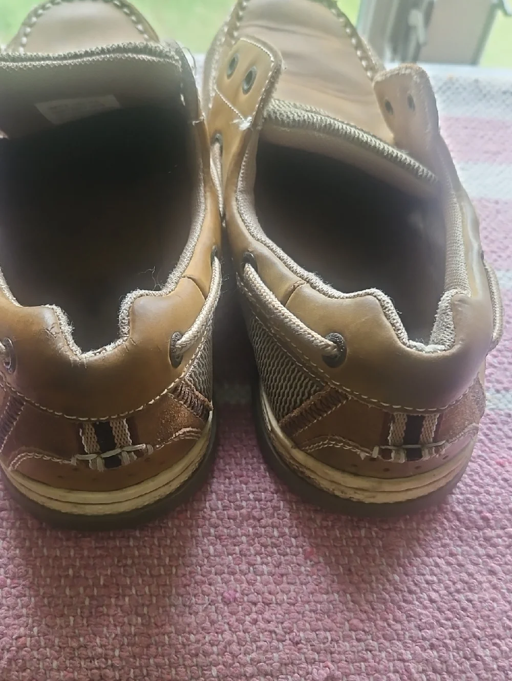 Tan Casual Boat Shoes